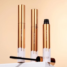 O.TWO.O Vegan Mascara Long Lasting Liquid Formula Bold Natural Lashes Volumizing Lengthening Waterproof Smudge-Proof Mascara