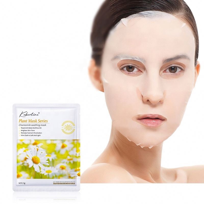 Wholesale Korean Face Mask Skin Care Coconut Milk Moisturizing Face Mask Purifying Whitening Sheet Facial Chamomile Face Mask