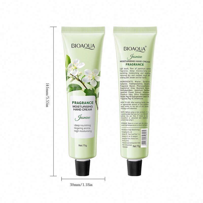 Exfoliating Hand Care 75g BIOAQUA Autumn and Winter Cherry Blossom Moisturizing Cream Anti-drying
