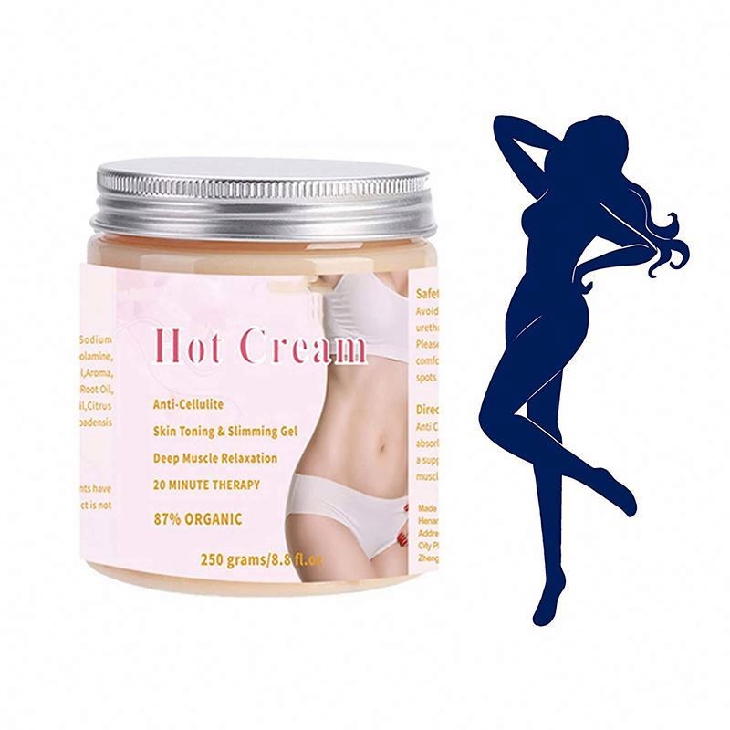 Custom Private Label Skin Tightening Slimming Muscle Massage Gel Anti Cellulite Fat Burn Hot Cream