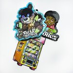 Zipper Bag Factory - OEM Custom Shape Die-Cut 3.5g Smell Proof