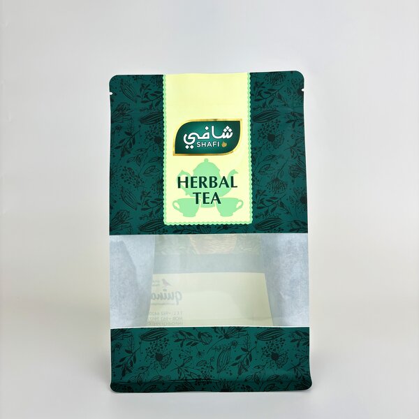 Tea Bag Manufacturer - OEM Custom Resealable PLA View Window Pouch