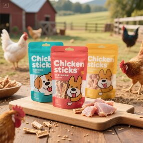 Dog Food Packaging Factory - OEM Custom Printed Recyclable Stand Pouch