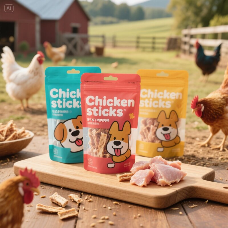 Dog Food Packaging Factory - OEM Custom Printed Recyclable Stand Pouch