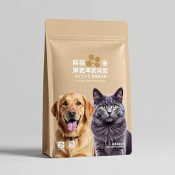 Pet Food Bag Manufacturer - OEM Custom Eco-Friendly Flat Bottom Kraft