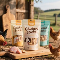 Pet Food Packaging Manufacturer - OEM Custom Printing Window Stand Pouch