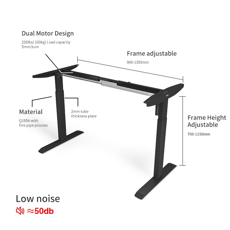 Dual Motor Electric Standing Table Manufacturer - OEM Factory Manufacturer