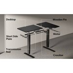 Electronic Ergonomic Height Adjustable Table Factory - OEM Wholesale 2 Legs