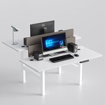 Double Motor Desk Manufacturer - OEM Yz New Design Face to Face Office Desk