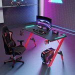 Gaming Computer Table Manufacturer - OEM Commercial Metal Game Desk with Corner