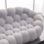 Fabric Bubble Sofa Set Manufacturer - OEM Modern Vacuum Compressed 3D