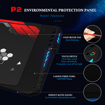 RGB Led Gaming Desk Manufacturer - OEM Yizhuo Latest Design E-sports Z-shaped