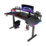 Carbon Fiber Gaming Desk Manufacturer - OEM 180cm Extra Broad Adjustable