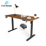 Electric Laptop Standing Desk Manufacturer - OEM Yz New Design Tempered Glass