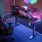 L Shape Gaming Desk Factory - OEM YZ Wholesale Desktop I Shape Leg