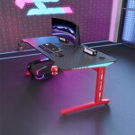 Electric Gaming Desk Factory - OEM Hot Selling Motorized Height Adjustable LED