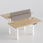 Double Motor Desk Manufacturer - OEM Yz New Design Face to Face Office Desk