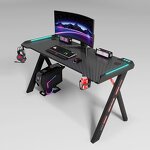 Gaming Desk Manufacturer - OEM Height Adjustable Computer Table with RGB Light