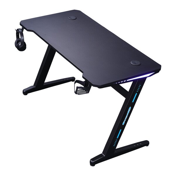 Ergonomic Gaming Desk Factory - OEM 55 Inch Z Shaped PC Desk