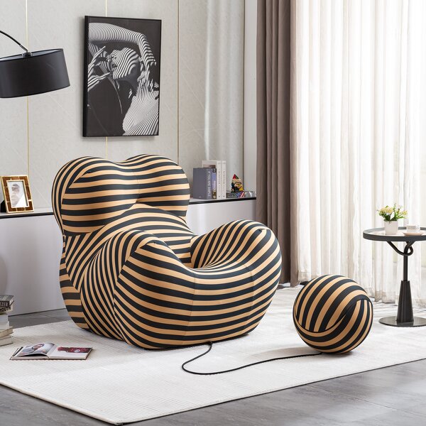 Compressed Sponge Fabric Reclining Armchair Manufacturer - OEM Modern for Home