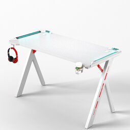 Gaming Table Manufacturer - OEM 2022 Z Shaped Computer Desk Racing Style