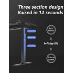 Gamer Desk Rgb Light Desk Manufacturer - OEM New Design Fit Individual