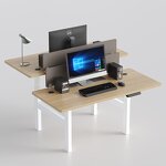 Double Motor Desk Manufacturer - OEM Yz New Design Face to Face Office Desk