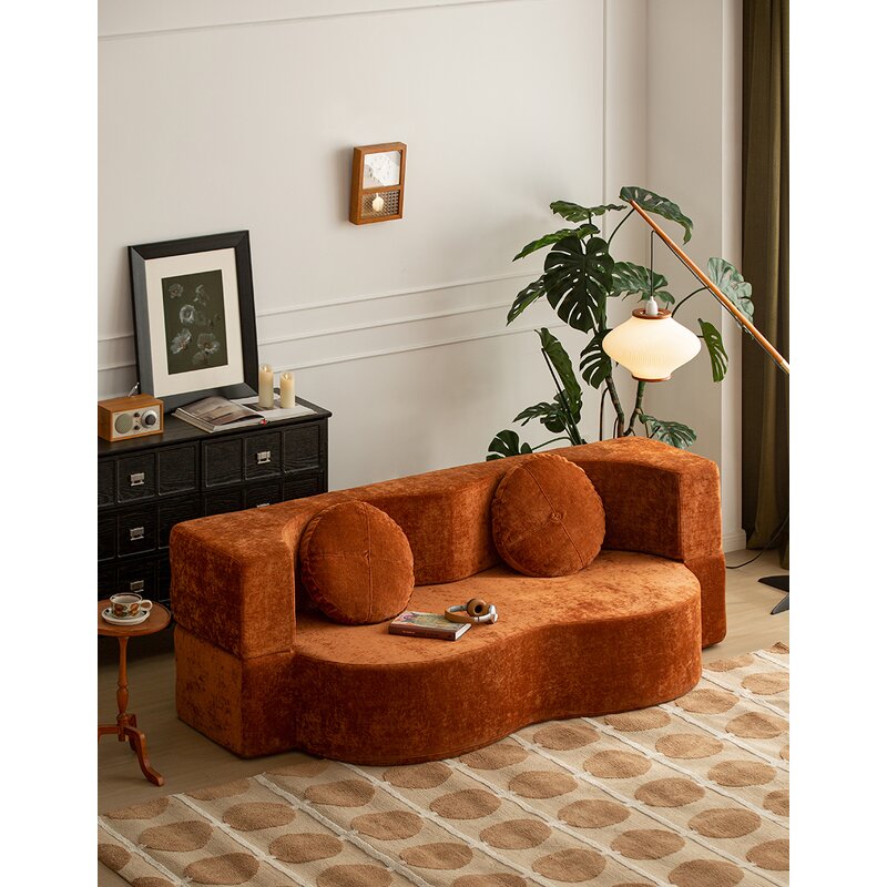 Vacuum Compressed Sofa Factory - OEM Modern Living Room Corduroy Frameless