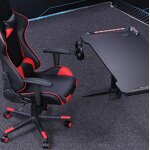 Gaming Computer Desk Manufacturer - OEM Yizhuo Factory Supplier Black Bureau