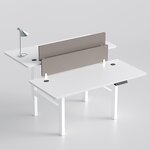 Double Motor Desk Manufacturer - OEM Yz New Design Face to Face Office Desk