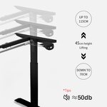 Height Adjustable Desk Manufacturer - OEM YZ Work Desk Standing Computer Table