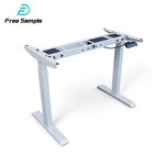 Lift up Sit Stand Desk Factory - OEM Yz White Dual Motor Standing Desk