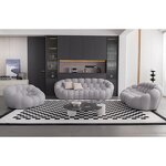 Fabric Bubble Sofa Set Manufacturer - OEM Modern Vacuum Compressed 3D