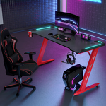 Gaming Desk Factory - OEM Vintage Steam-Punk with Brass Hardware Leather