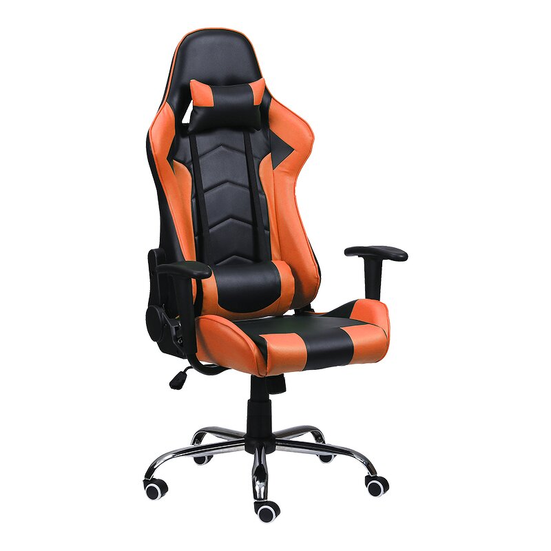 Gaming Chair Manufacturer - OEM Sunlight Style Orange Black Wholesale