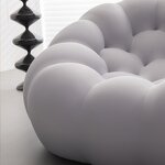 Fabric Bubble Sofa Set Manufacturer - OEM Modern Vacuum Compressed 3D