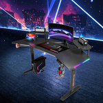 Gaming Desk Manufacturer - OEM Adjustable Metal Extra Broad Carbon Fiber