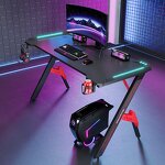 Gaming Computer Table Manufacturer - OEM Commercial Metal Game Desk with Corner