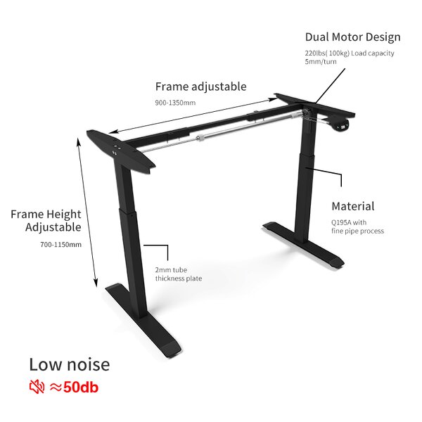 Motor Adjustable Desk Manufacturer - OEM YZNew Products Stand up Desk Frame
