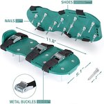 Lawn Scarifier Aerator Shoes Manufacturer - OEM Metal Spike Home Use Thatch