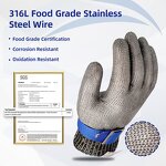 Stainless Steel Wire Gloves Manufacturer - OEM Anticut Knife Proof Butcher
