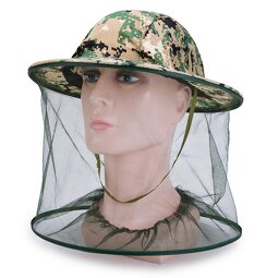 Anti-Mosquito Face Shield Manufacturer - OEM Camouflage PC Material Beekeeping