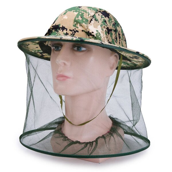 Anti-Mosquito Face Shield Manufacturer - OEM Camouflage PC Material Beekeeping