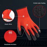 Polyester Glove Factory - OEM Wholesale Factory 13G Red Latex Coated