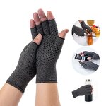 Compression Gloves Factory - OEM Copper Men Women Half-Finger Magnetic Therapy