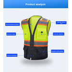 Hi-vis Reflective Vest Factory - OEM PPE with Logo Construction Industrial