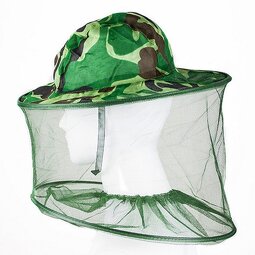 Beekeeping Head Mesh Shield Factory - OEM Camouflage Anti-Insect Fly Mask