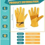 Leather Driver Gloves Factory - OEM Grain Cow Leather Keystone Thumb Rigger