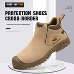 Industrial Safety Shoes Manufacturer - OEM Breathable Cowhide Non-Slip Acid