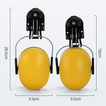 Cap-Mounted Earmuff Manufacturer - OEM Helmet Attachable Ear Muffs Noise